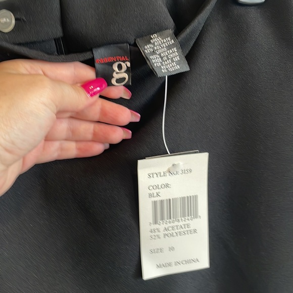 Essential G Black Pencil Skirt NWT - Picture 3 of 10